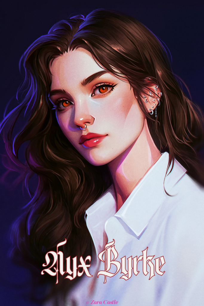 Nyx Byrke from the series Blood Will Reign written by Zara Castle