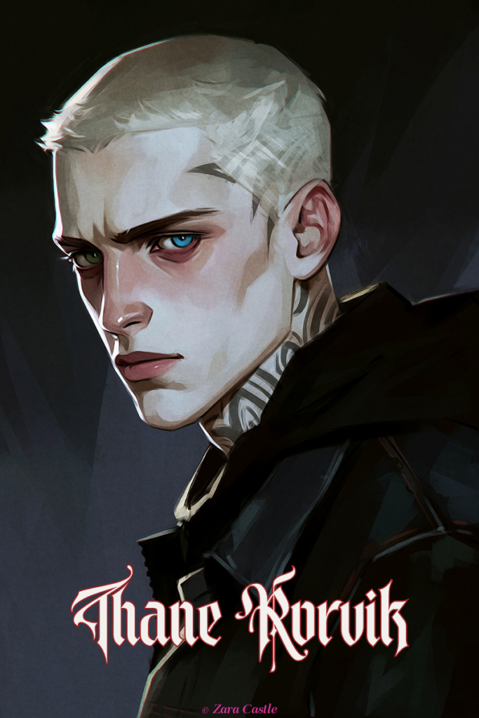 Thane Rorvik from the series Blood Will Reign written by Zara Castle
