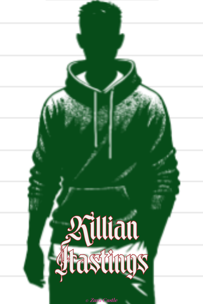 Killian Hastings from the series Blood Will Reign written by Zara Castle